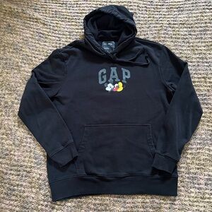 Gap x Disney, Micky Mouse, Black Hoodie, Size Small, Long Sleeve, Pullover